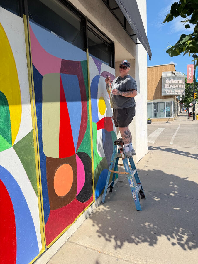 Mural Artist Jo Van Young