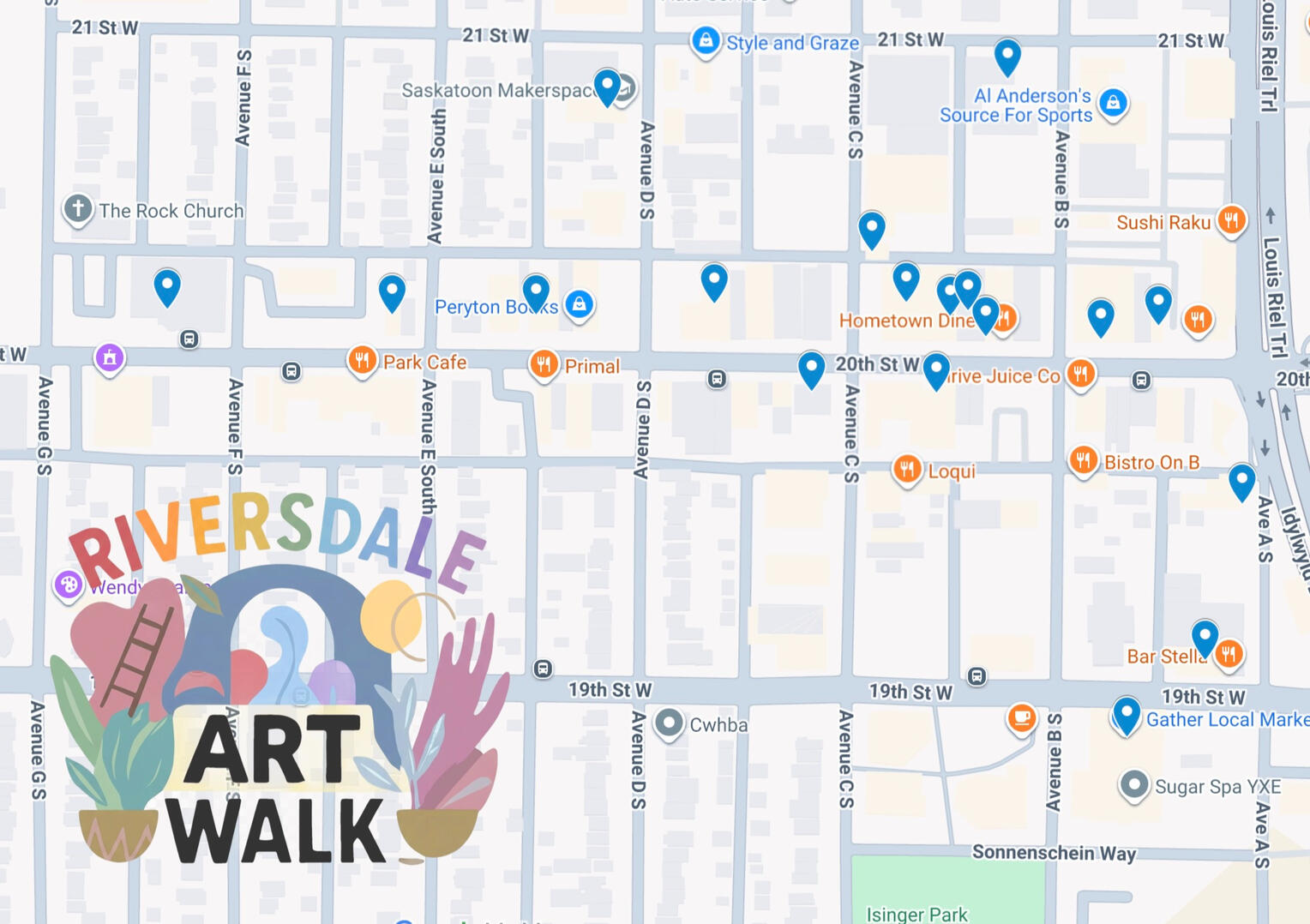 Art Walk Map Art Walk Map